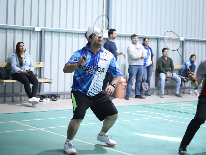 Badminton Tournament - Ganga Realty